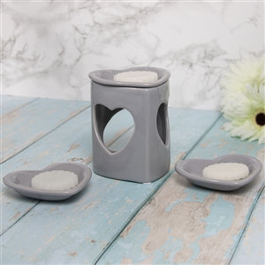 Heart Wax Burner Set