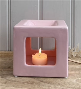 Pink Cube Wax Burner