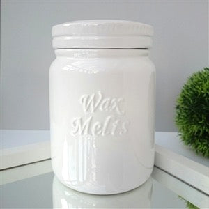 Grey Wax Melt Storage Jar