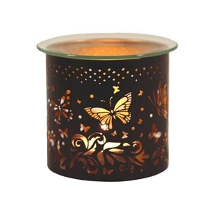 Black & Gold Candle/Wax Holder Butterfly